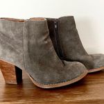 Seychelles Suede Khaki Booties Photo 0