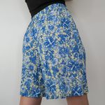 Vintage 90s Napa Valley Yellow & Blue Floral Shorts Size M Photo 1