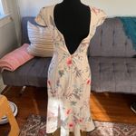 Amanda Uprichard New without tags  Cream Floral Midi Dress Size Small Photo 3
