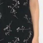 Pull&Bear Charcoal Floral Dress Black Size M Photo 0