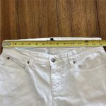 Eileen Fisher White Denim Straight Leg Low Rise Jeans, Size 4 (US) Photo 5