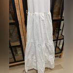 J.Crew  Maxi dress Vintage midi High Neck Tank Poplin ribbed pockets ruffle Photo 5