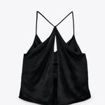 ZARA Cowl Neck Tank Top Small Photo 1