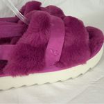 Koolaburra by UGG Women’s Size 11 Adjustable Slide Sandals Fuzz'd Out Fuchsia Purple Photo 3