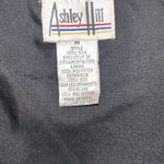 Ashley hill vintage Black Silk Vest size medium women’s retro funky fun unique Photo 4