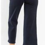 Judy Blue  High Waist Tummy Control Garment Dyed Wide Leg Crop Navy Jeans Photo 1