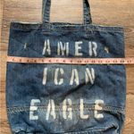 American Eagle Distressed Denim Tote Bag Photo 2