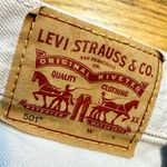 Levi's Levi’s 501 Womens 25 Light Purple Lilac Straight Frayed Rigid Jeans Denim Retro Photo 6