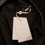 Ted Baker 💕💕 Gabria One Shoulder Drape Midi Dress ~ Metallic Gold US 12 NWT Photo 15