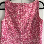 Lilly Pulitzer Lily Pulitzer Women’s Daytime Party Pink & Cream Tank Sheath Dress Size 4 Photo 4