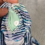 Lululemon Wunder Under Women's Striped Blurry Crop High Rise Size 8 Leggings Photo 1