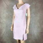 Charlotte Russe Sweetheart Neck Pink Faux-Suede Sheath Dress NWT L Photo 2