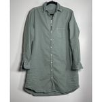 Frank & Eileen  Mary Dress Medium Thyme Green NEW Button Down Shirt Classic Photo 1