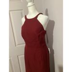 Dessy Collection Crepe Halter X Photo 3