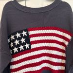 American flag sweater Blue Size L Photo 1