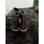 Esprit  Women's moto  Biker/Platform Combat Boots black 10 new lug Photo 2