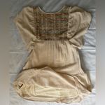 Davi & Dani ‎ Beige/Tan Tunic Top/Dress Pockets, Flare Sleeves Size S Photo 4