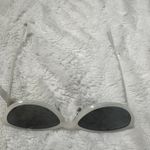 Garrett Leight Mildred 55 Horchata White 50's Cat Eye Sunglasses Hip Hop Beach Photo 2