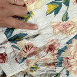 ZARA  Ecru Floral Babydoll Dress Multicolor Tiered Swingy Boho Bloggers Fave S Photo 15