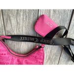 Juicy Couture Pink Shoulder Bag with Logo & Adjustable Strap + Mini Pouch Photo 2