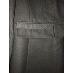 Kenneth Cole black‎ wool blend pea coat, women's size 16 heavy weight winter Black Photo 5