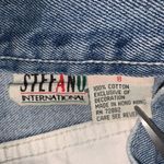 Stefano Vintage  International stripe denim shorts high waisted size 8 Photo 2