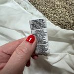 Celebrity Pink  Cottagecore Green and White Puffy Sleeve Dress - Size XXL Photo 6