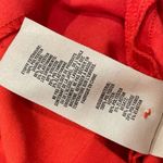 Ted Baker  Josa Red Orange Tunic Shift Dress with a Chiffon Outer Layer size 2 Photo 6