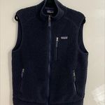 Patagonia Fleece Vest, Navy, Medium Photo 0