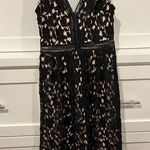 Gianni Bini  - Black Lace Midi Dress - Small Photo 0