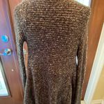 Cache  open front black & white tweet sweater size medium Photo 5