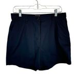 L.L.Bean Vintage Black 100% Cotton Original Fit High Rise Jean Shorts Size 12 Photo 0