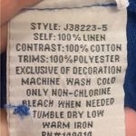 Johnny Was  Blue Multi Colored Embroidered XXL Linen Dress.        2657 Photo 3