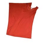 LONG tank dress. Body con fit. Burnt orange. Small Orange Photo 0