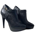 DT Diego Torreblanca Black High Heel Booties Size 8 EUC #3106 Photo 0