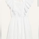 Old Navy New  waist-defined flutter-sleeve tie-back mini dress, size xl Photo 12