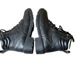 Milwaukee Leather Black Lace Up Side Zipper Combat Boots Size 8 Photo 2