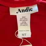 ANDIE Swim Bali One Piece
Cherry Red Deep Plunge Padded Swimming Suit MT # 1440 Photo 8