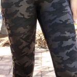 Spanx camo grey black seamless leggings size small high wide waistband slimming Photo 0