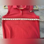 L.L. Bean Size S Rose Pink Cotton Sleeveless Polo Shirt Collar Golf Tennis Photo 8