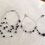 3 pieces Glass crystal bead choker necklaces set Photo 2