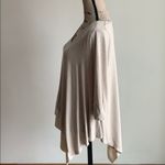 Soft Surroundings  Silk Trim Asymmetrical Beige Tunic Size Medium Petite Photo 6