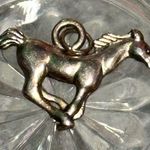 Silver Horse Charm Pendant Photo 1
