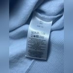 Ganni  Isoli Puff-Sleeve Love Club Sweatshirt,Open Back,Blue,Size XS Photo 9