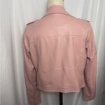 Guess Ivonne Faux Leather Biker Jacket Women Size Medium Photo 2
