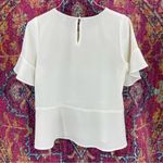Madewell Flare-Hem Top Blouse Photo 6