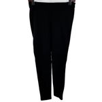 Vince Scrunch Ankle Leggings High Waist Stretch Italian Knit Black Medium Photo 1