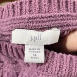 J Jill lilac chenille cable knit Crewneck plush sweater size XSp petite Purple Photo 10