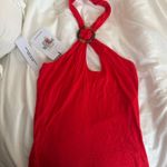 Princess Polly  red halter top Photo 1