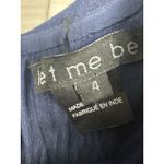 Anthropologie ‎ Let Me Be Rain Garden Sheath Beaded Appliqué Dress Size 4 Photo 4